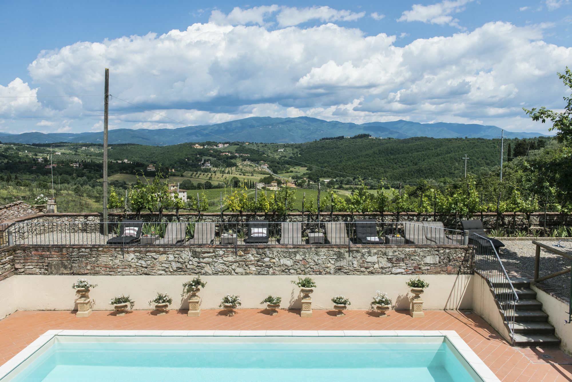 Torre A Cona Wine Estate Hotell San Donato in Collina Exteriör bild